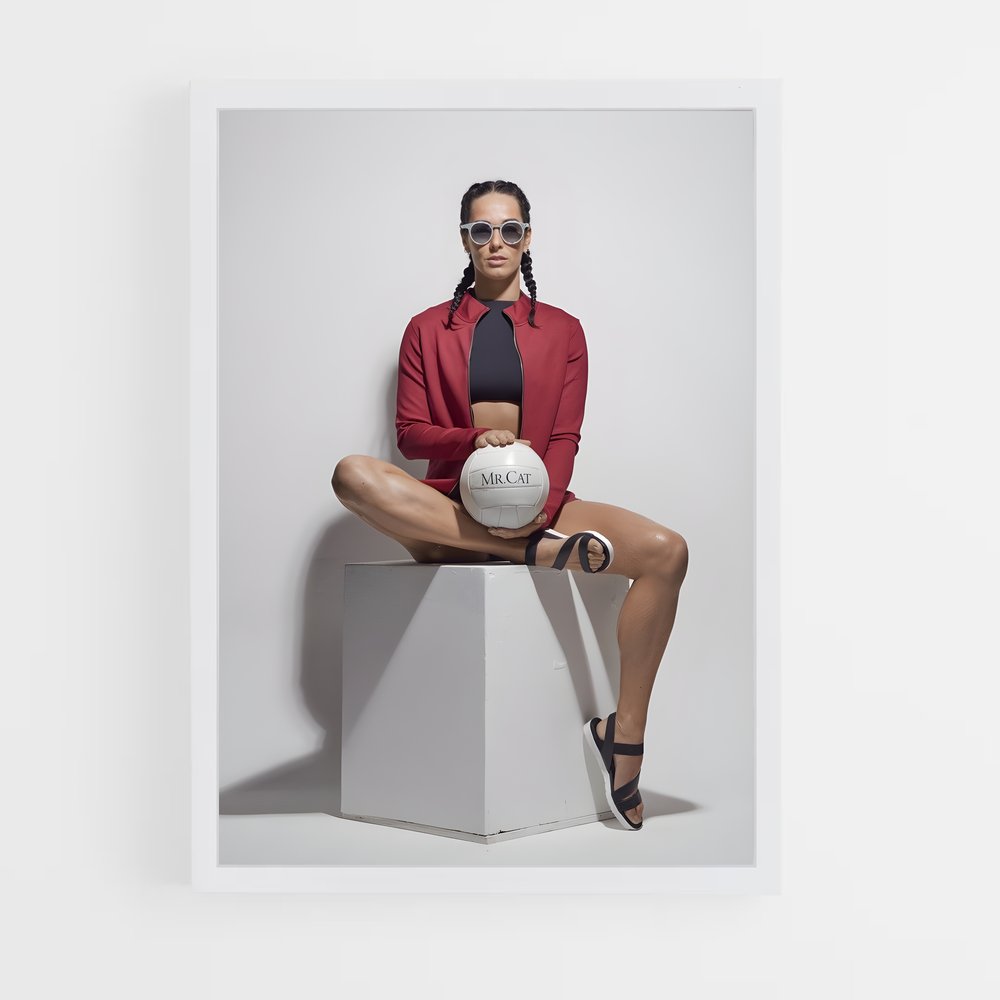 Poster Sur le Sommet – affiche Beach-volley (vue 3)